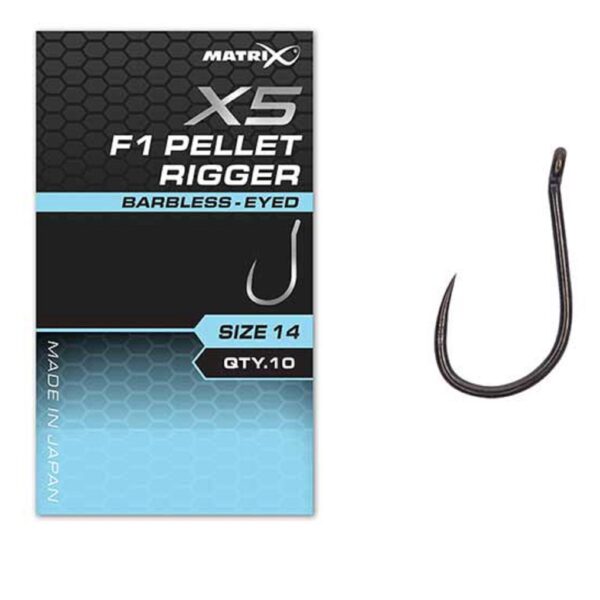 Ami MATRIX  X5-Feeder Rigger Barbless Eyed (occhiello)