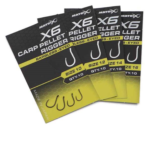 Ami MATRIX  X6-Carp Pellet Rigger Barbless Eyed (occhiello) - immagine 2
