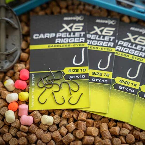 Ami MATRIX  X6-Carp Pellet Rigger Barbless Eyed (occhiello) - immagine 4