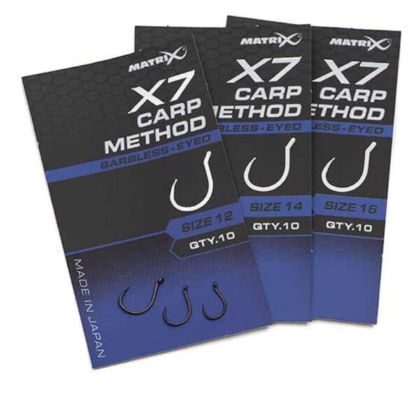 Ami MATRIX  X7-Carp Method Barbless Eyed (occhiello) - immagine 2