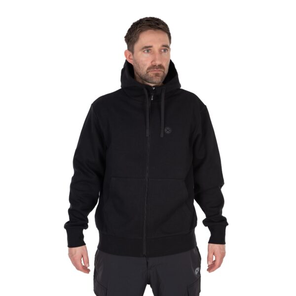 Felpa con Cappuccio Full Zip Black Stealth Hoody MATRIX