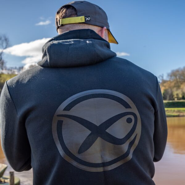 Felpa con Cappuccio Full Zip Black Stealth Hoody MATRIX - immagine 9