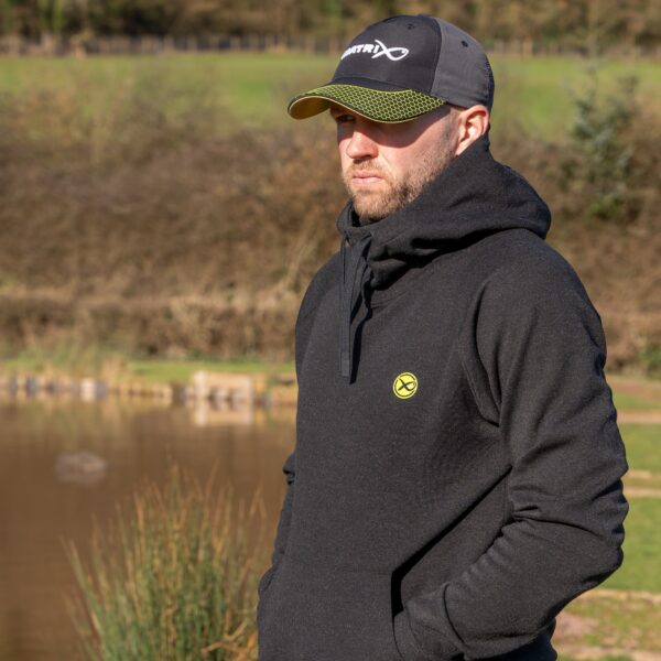 Felpa con cappuccio Black Marl Pullover Hoody MATRIX - immagine 2