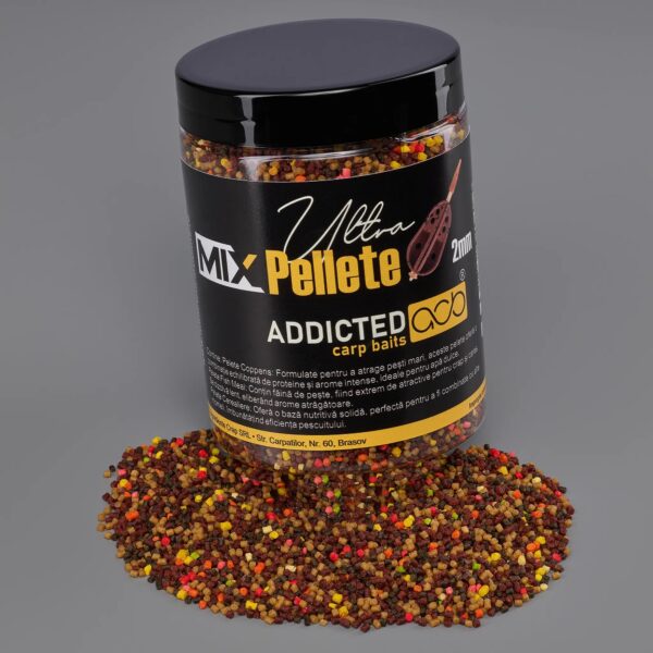 Pellets Mix-Color 2mm ADDICTED CARP BAITS - 800gr