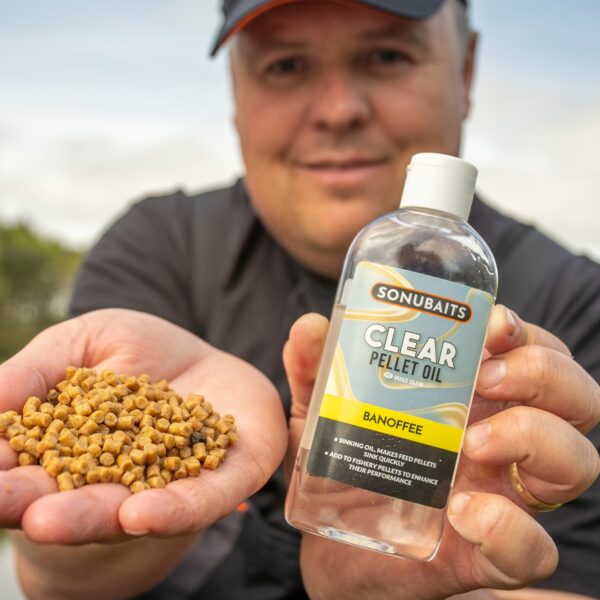 Clear PELLET Oil Krill & Squid SONUBAITS - immagine 3