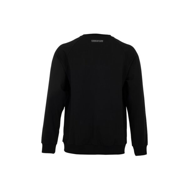 Felpa leggera Black Minimal Sweatshirt PRESTON - immagine 2