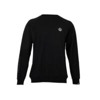 Felpa leggera Black Minimal Sweatshirt PRESTON