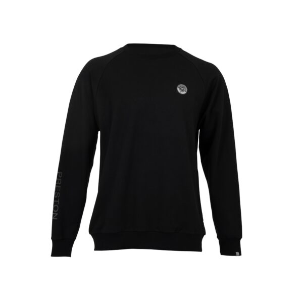 Felpa leggera Black Minimal Sweatshirt PRESTON