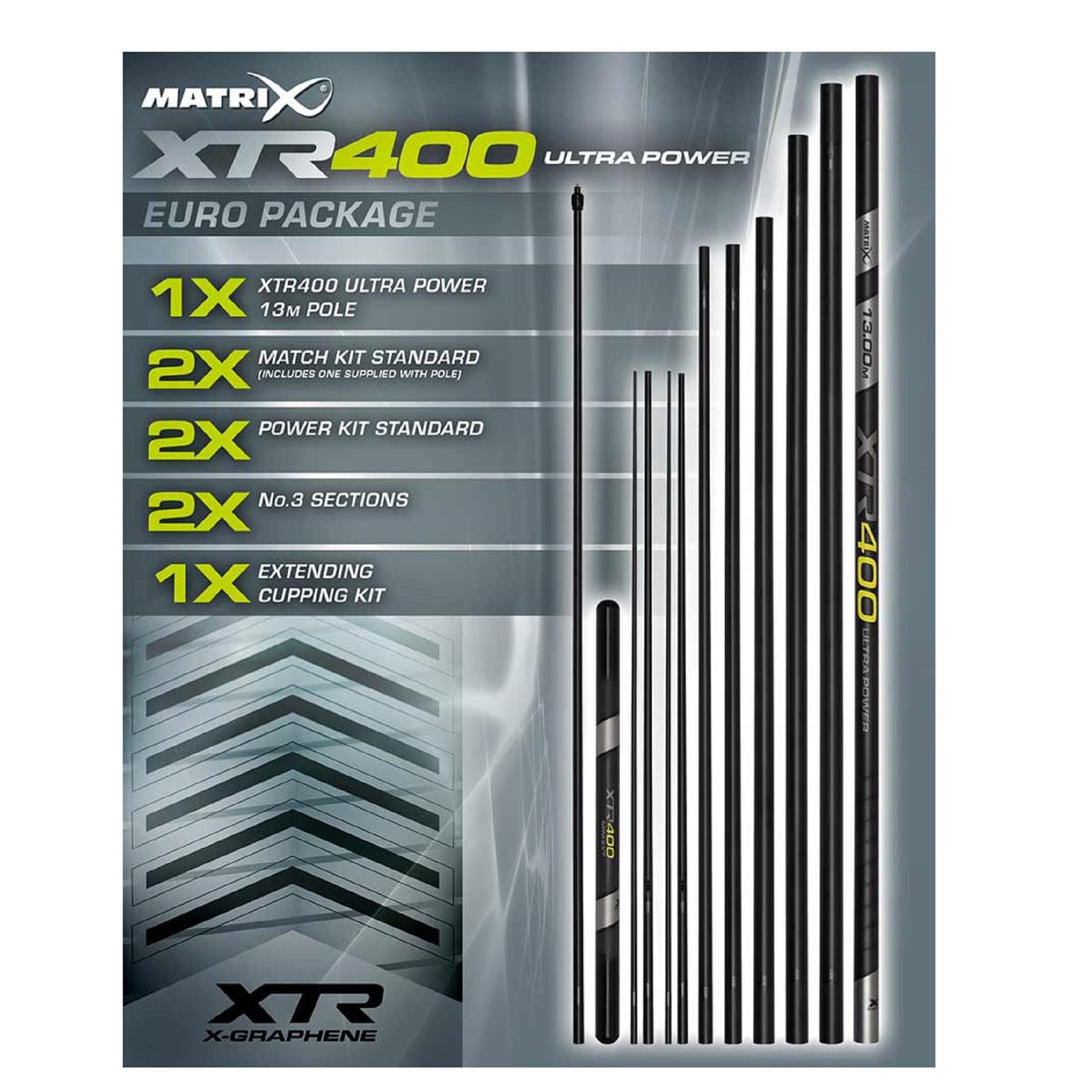 Pack Roubaisienne XTR400 Ultra Power 13.0m MATRIX - immagine 2