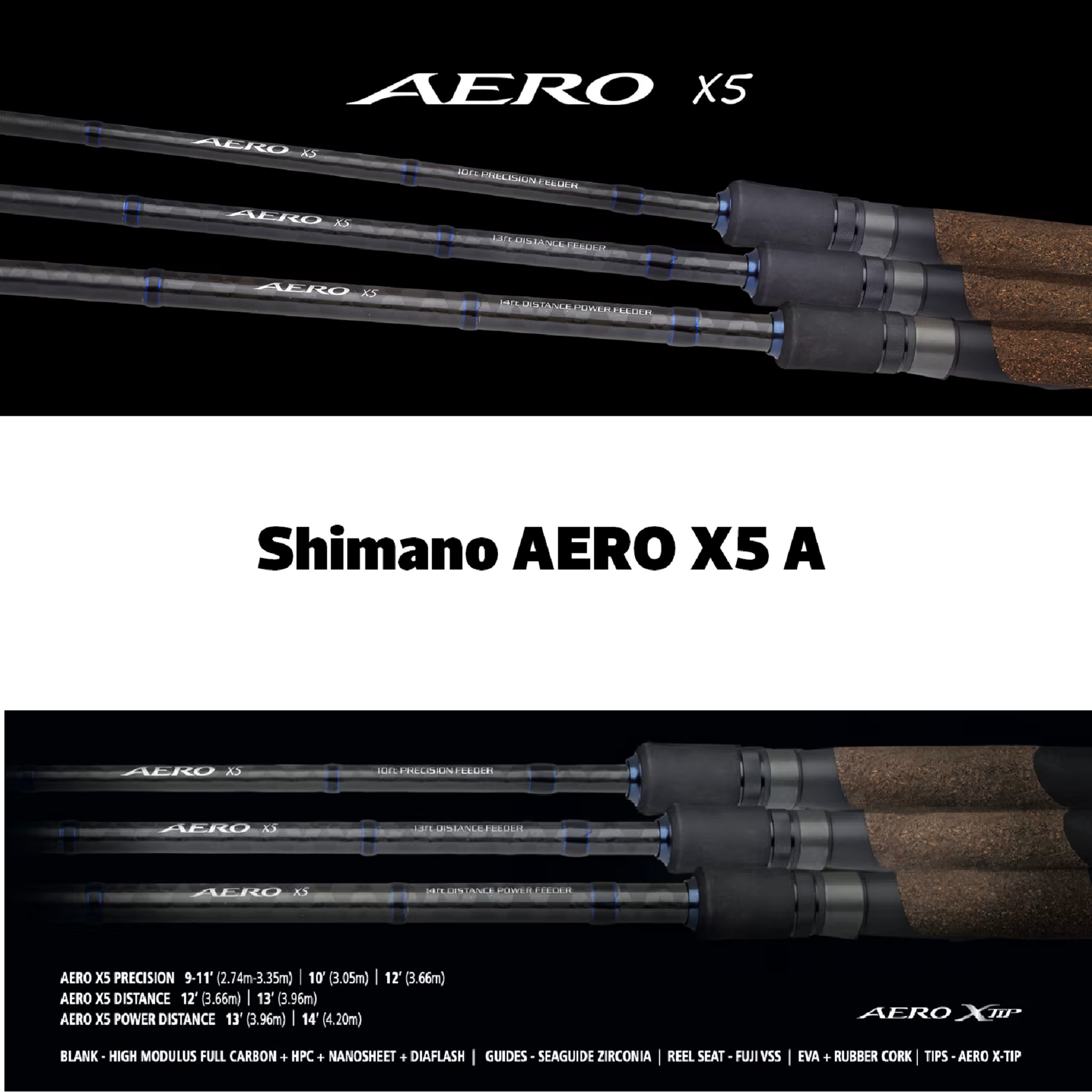 Canna AERO X5A Precision Feeder SHIMANO 10 ft (3,05m) 70g