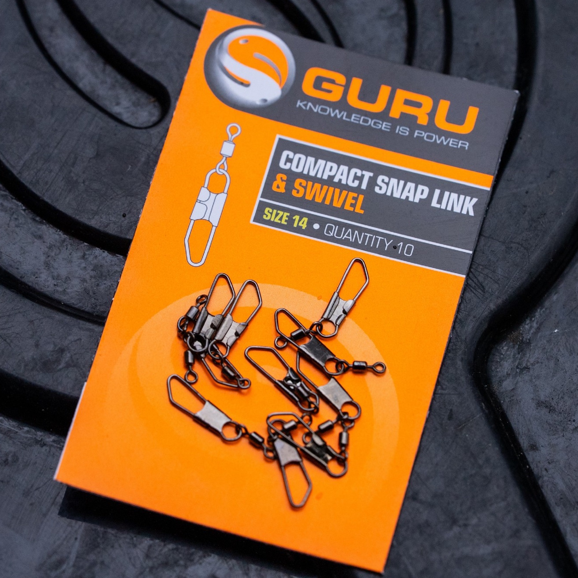 Micro girella con moschettone Compact Snap Link Swivel GURU - immagine 2