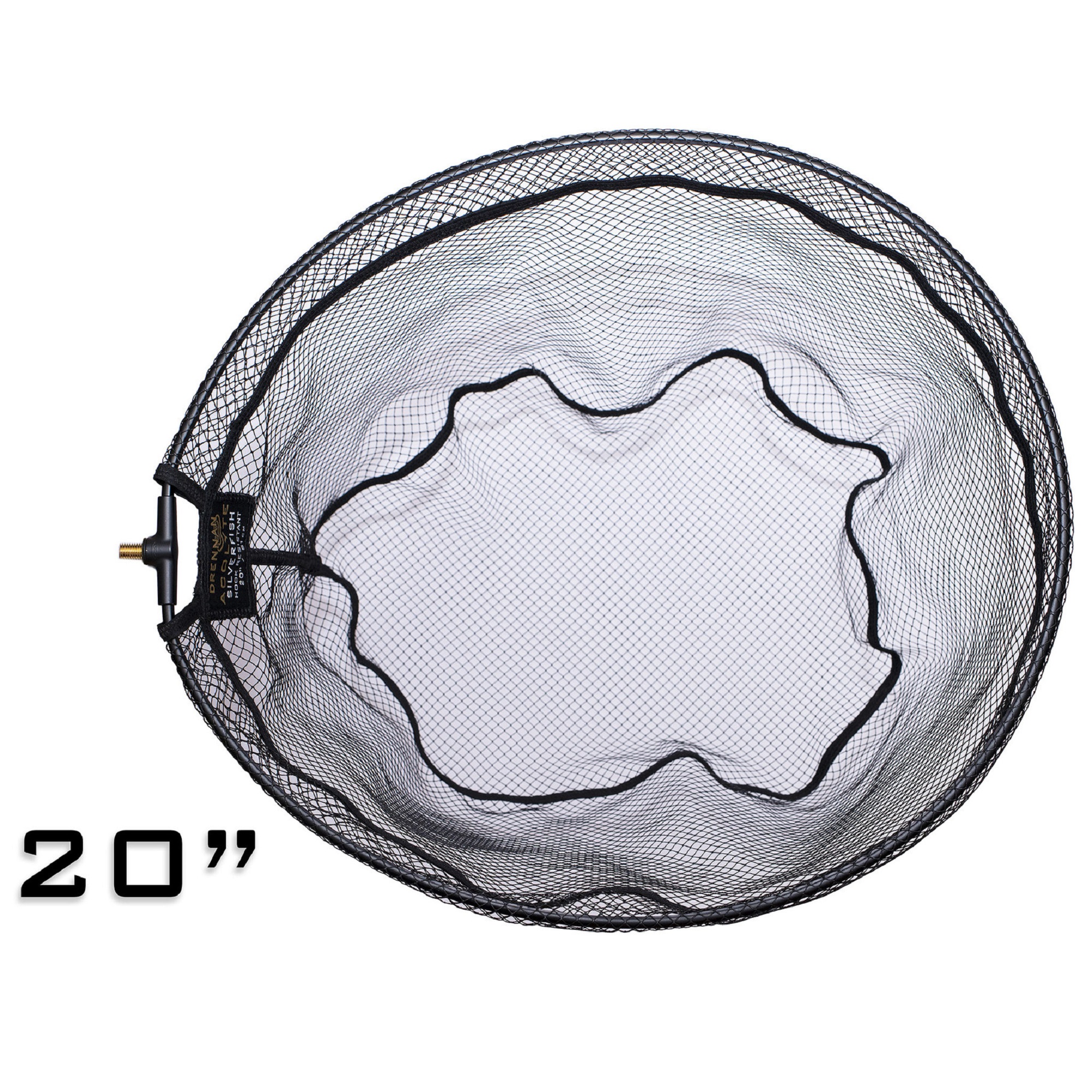 Testa guadino Acolyte Silverfish (rete gommata) DRENNAN 20'' (51cm)